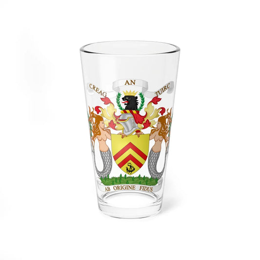 Coat of Arms of MacLaren of MacLaren (Scotland) (Coat of Arms) Pint Glass 16oz 16oz - Go Mug Yourself