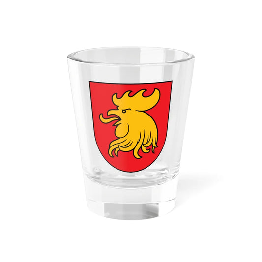 Coat of Arms of Madona (Latvia) (Coat of Arms) Shot Glass 1.5oz 1.5oz - Go Mug Yourself