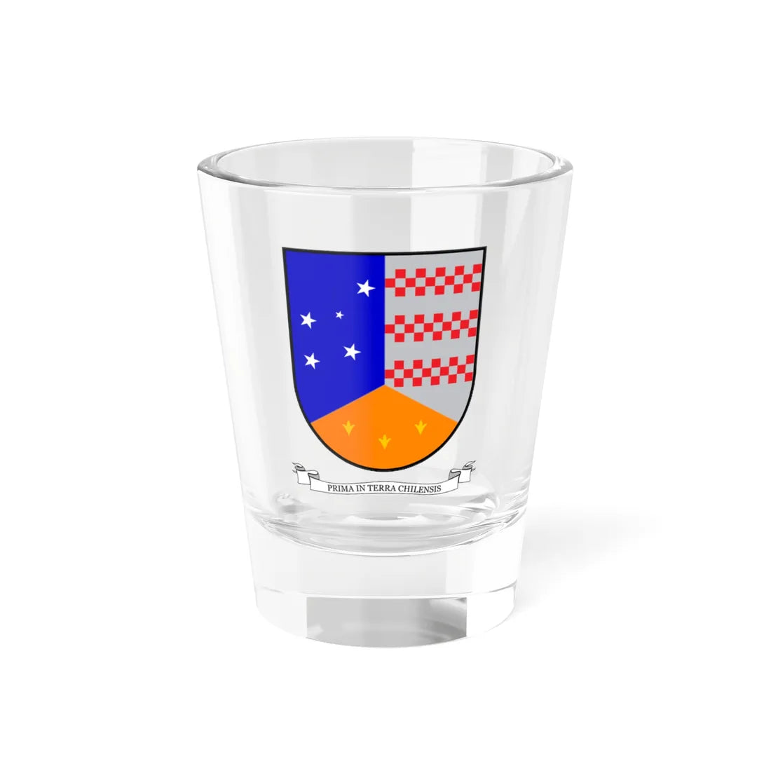 Coat of arms of Magallanes Chile 2 (Chile) (Coat of Arms) Shot Glass 1.5oz 1.5oz - Go Mug Yourself