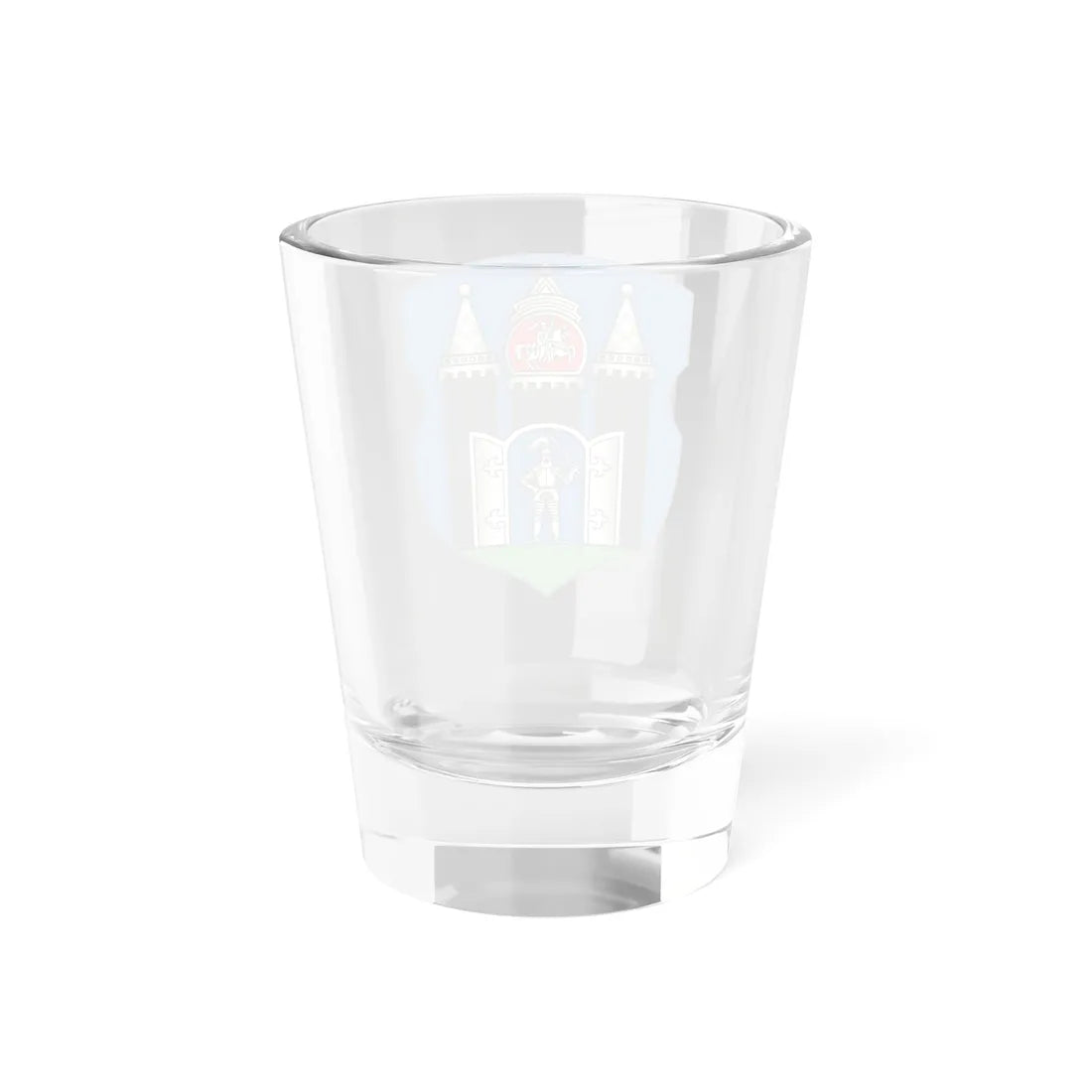 Coat of Arms of Mahiloŭ faded (Belarus) (Coat of Arms) Shot Glass 1.5oz - Go Mug Yourself