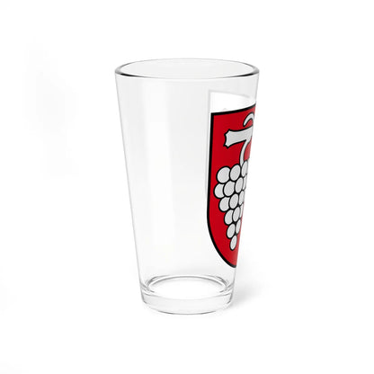 Coat of arms of Maisprach (Switzerland) (Coat of Arms) Pint Glass 16oz - Go Mug Yourself