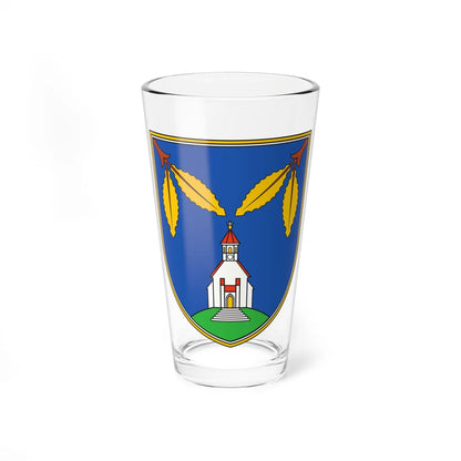 Coat of arms of Majšperk (Slovenia) (Coat of Arms) Pint Glass 16oz 16oz - Go Mug Yourself