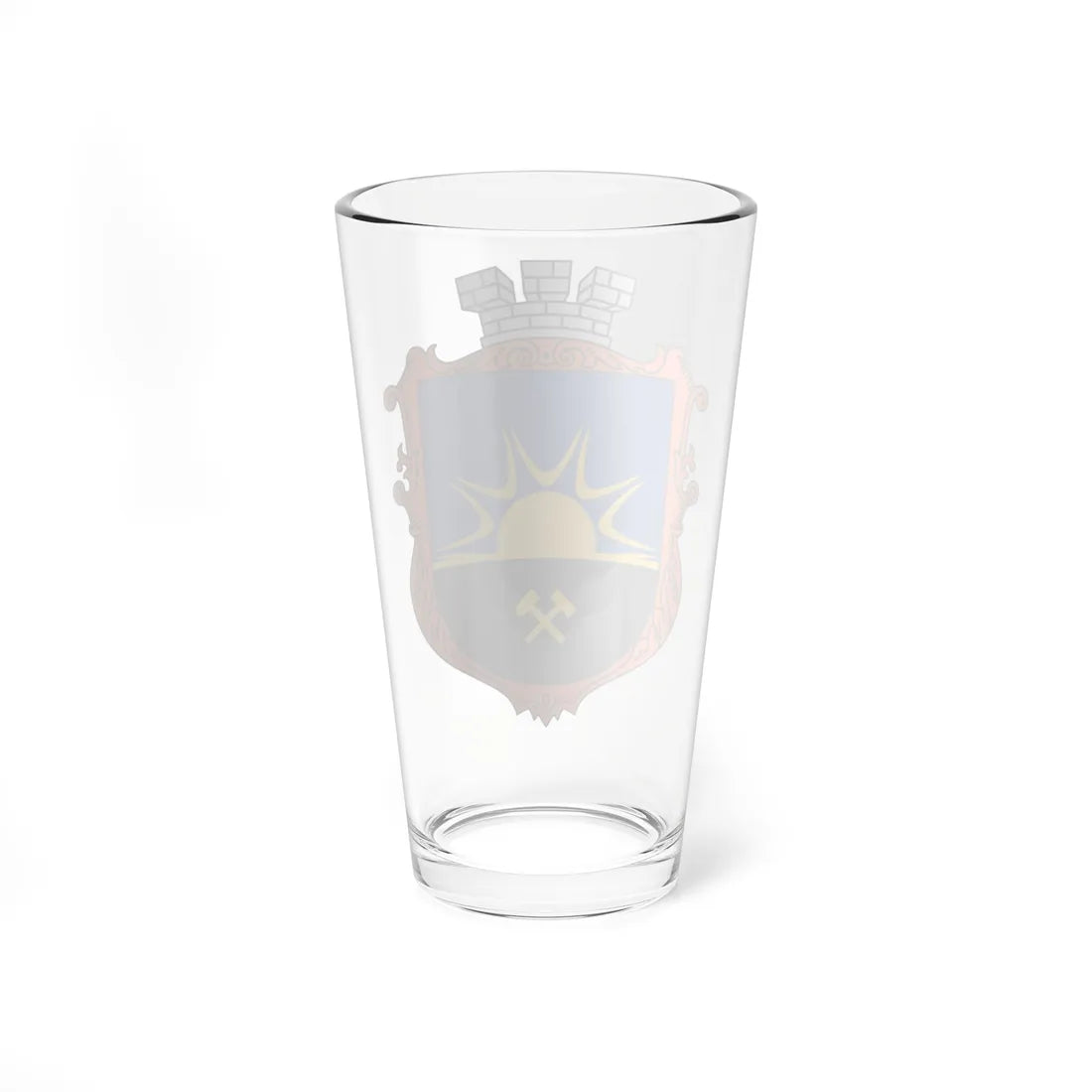 Coat of Arms of Makijivka (Ukraine) (Coat of Arms) Pint Glass 16oz - Go Mug Yourself