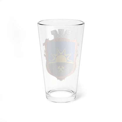 Coat of Arms of Makijivka (Ukraine) (Coat of Arms) Pint Glass 16oz - Go Mug Yourself