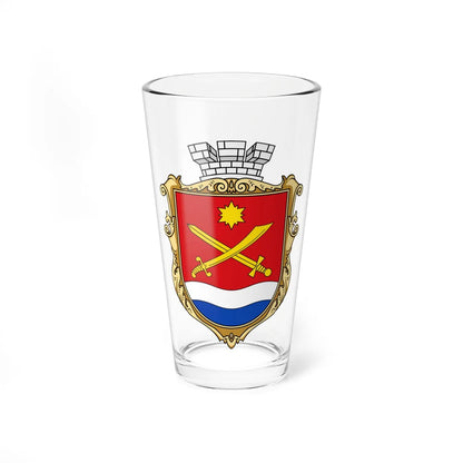 Coat of arms of Mala Vyska (Ukraine) (Coat of Arms) Pint Glass 16oz 16oz - Go Mug Yourself
