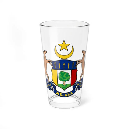 Coat of arms of Malacca New (Malaysia) (Coat of Arms) Pint Glass 16oz 16oz - Go Mug Yourself