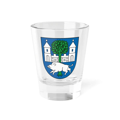 Coat of Arms of Malacky (Slovakia) (Coat of Arms) Shot Glass 1.5oz 1.5oz - Go Mug Yourself