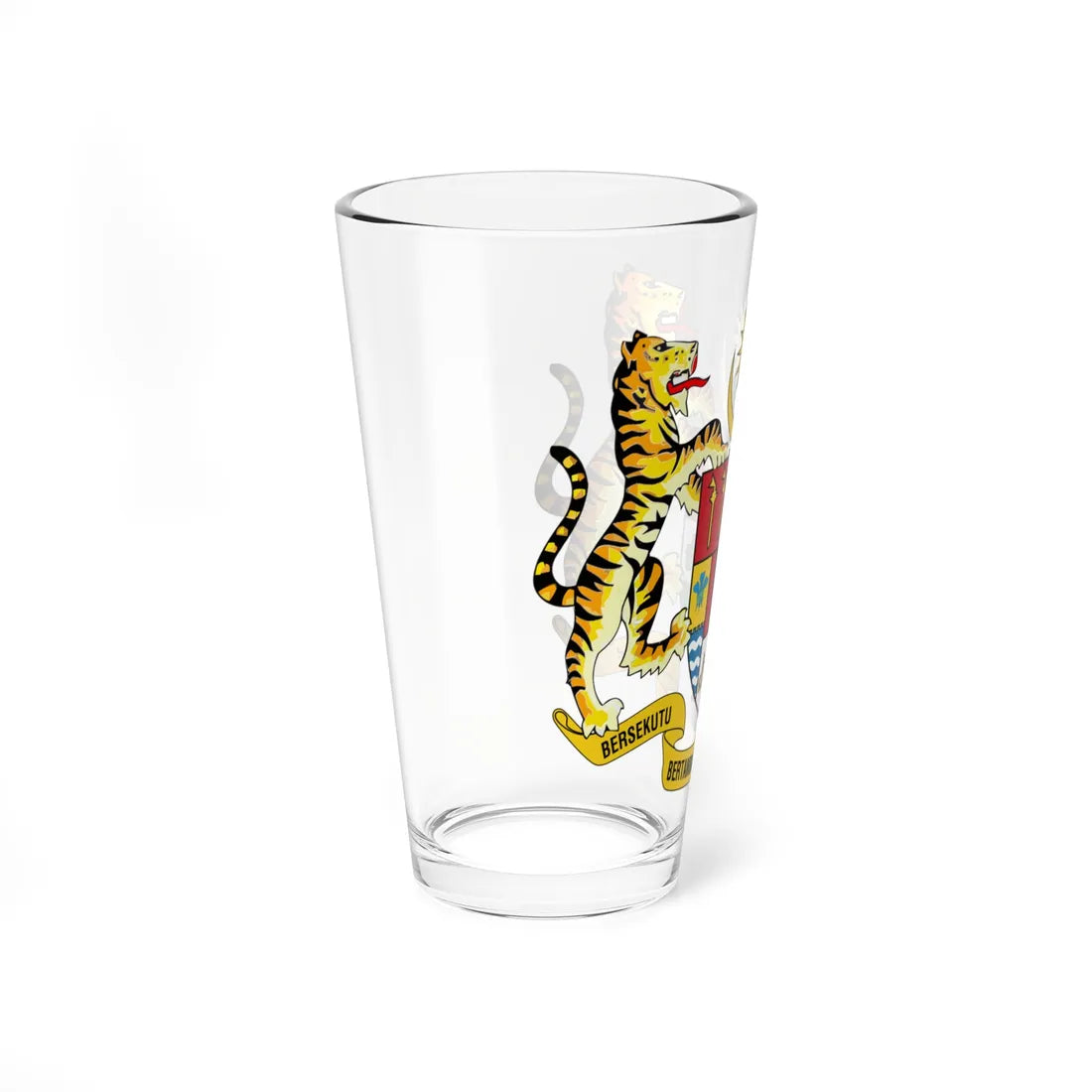 Coat of arms of Malaysia 1965-1973 (Malaysia) (Coat of Arms) Pint Glass 16oz - Go Mug Yourself
