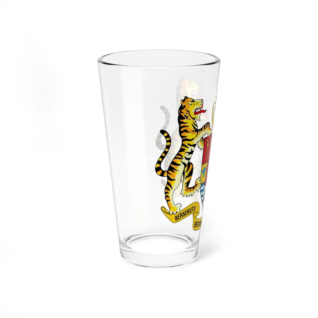 Coat of arms of Malaysia 1973-1982 (Malaysia) (Coat of Arms) Pint Glass 16oz - Go Mug Yourself