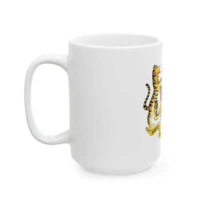 Coat of arms of Malaysia (1973-1982) - White Coffee Mug - Go Mug Yourself