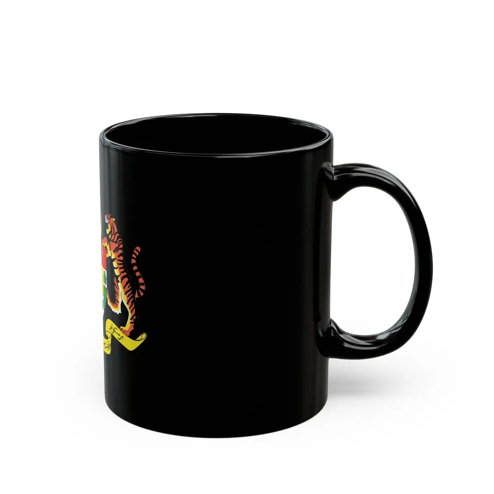 Coat of arms of Malaysia (1982-1988) - Black Coffee Mug-Go Mug Yourself