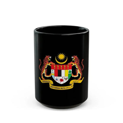 Coat of arms of Malaysia - Black Coffee Mug 15oz - Go Mug Yourself