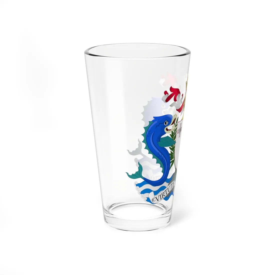 Coat of arms of Malta 1964-1975 (Malta) (Coat of Arms) Pint Glass 16oz - Go Mug Yourself