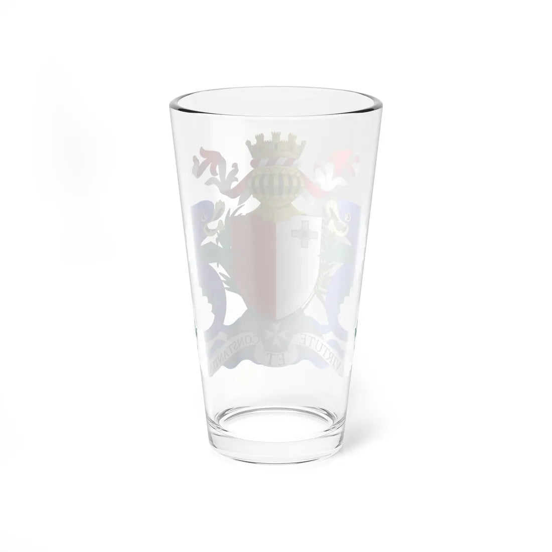 Coat of arms of Malta 1964-1975 (Malta) (Coat of Arms) Pint Glass 16oz - Go Mug Yourself