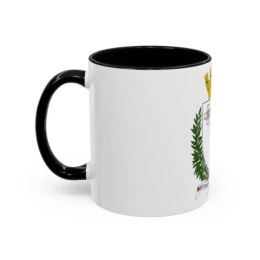 Coat of arms of Malta - Accent Coffee Mug - Go Mug Yourself