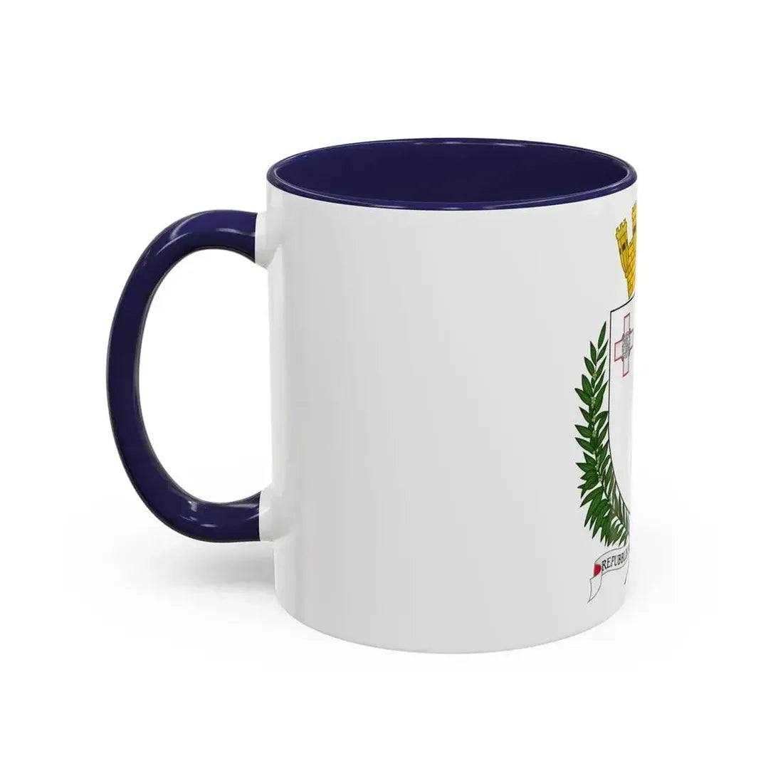 Coat of arms of Malta - Accent Coffee Mug - Go Mug Yourself
