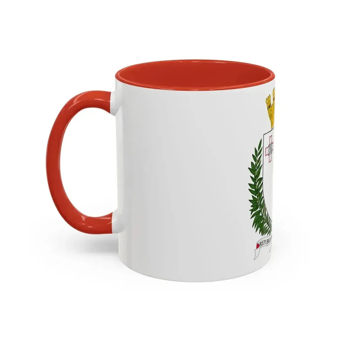 Coat of arms of Malta - Accent Coffee Mug - Go Mug Yourself