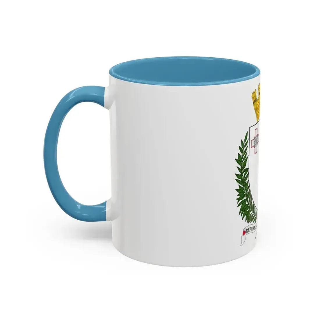 Coat of arms of Malta - Accent Coffee Mug - Go Mug Yourself