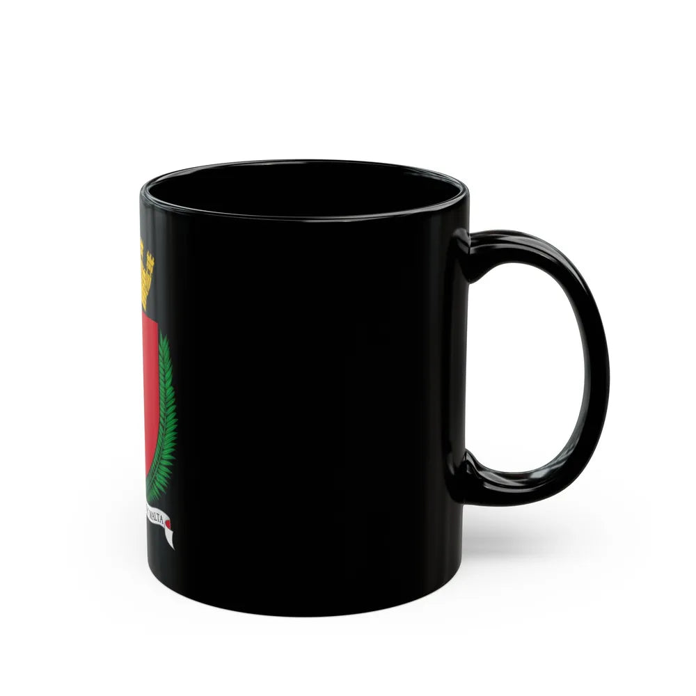 Coat of arms of Malta - Black Coffee Mug-Go Mug Yourself