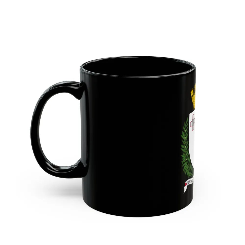 Coat of arms of Malta - Black Coffee Mug-Go Mug Yourself