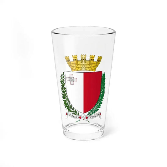 Coat of arms of Malta - Pint Glass 16oz 16oz - Go Mug Yourself