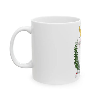 Coat of arms of Malta - White Coffee Mug-Go Mug Yourself