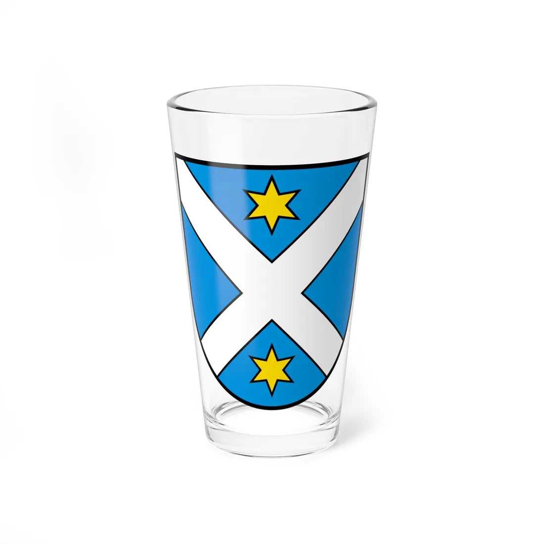 Coat of arms of Malters (Switzerland) (Coat of Arms) Pint Glass 16oz 16oz - Go Mug Yourself