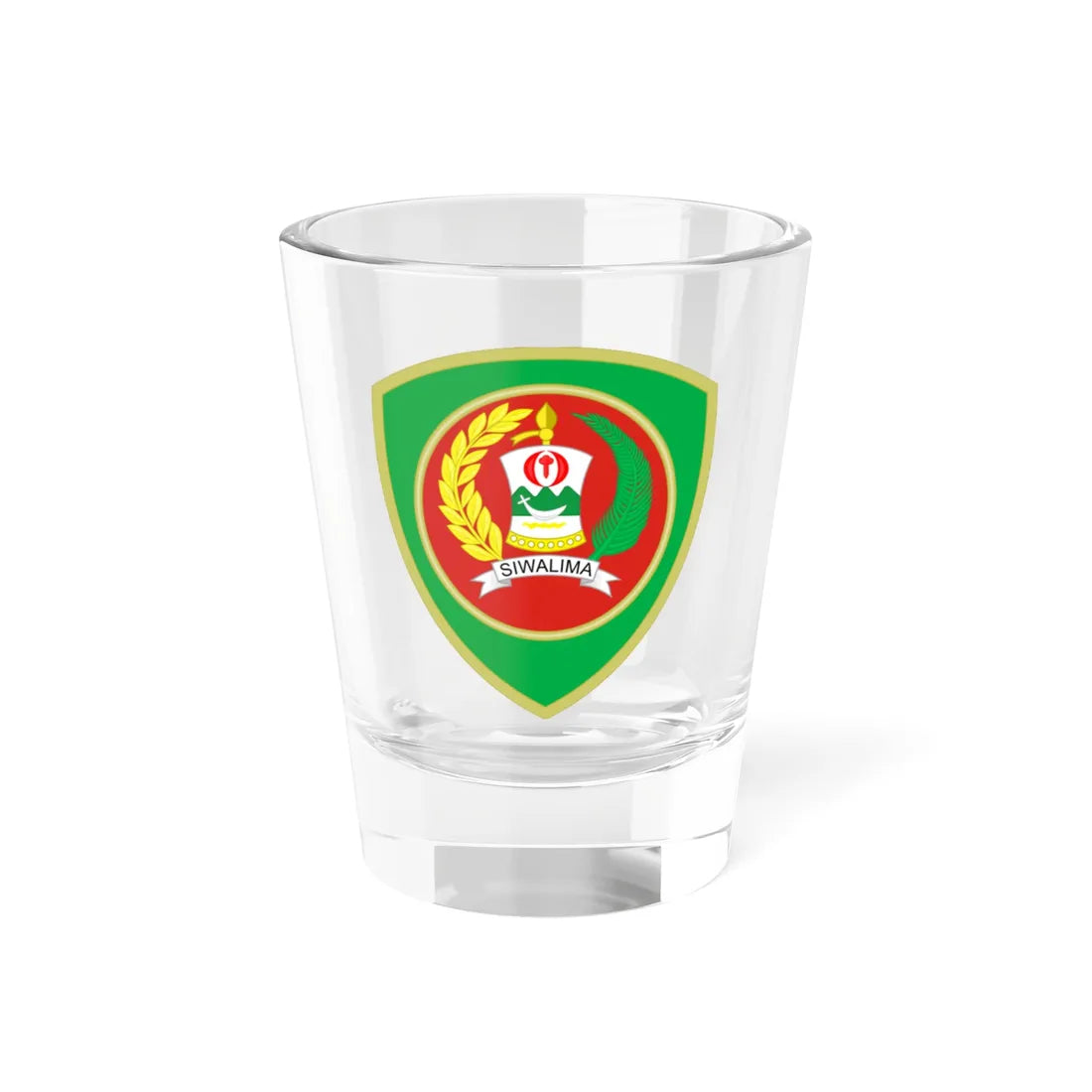 Coat of arms of Maluku (Indonesia) (Coat of Arms) Shot Glass 1.5oz 1.5oz - Go Mug Yourself