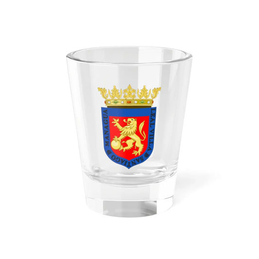 Coat of Arms of Managua (Nicaragua) (Coat of Arms) Shot Glass 1.5oz 1.5oz - Go Mug Yourself