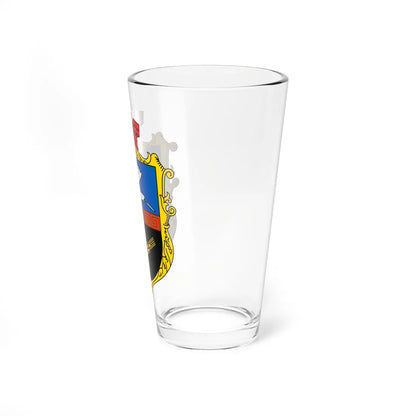 Coat of Arms of Mangush (Ukraine) (Coat of Arms) Pint Glass 16oz - Go Mug Yourself