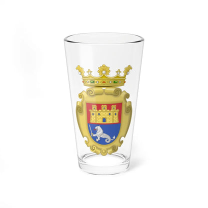 Coat of Arms of Manila Colonial (Philippines) (Coat of Arms) Pint Glass 16oz 16oz - Go Mug Yourself