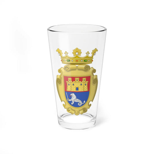 Coat of Arms of Manila Colonial (Philippines) (Coat of Arms) Pint Glass 16oz 16oz - Go Mug Yourself
