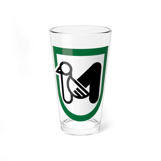 Coat of arms of Marche (Italy) (Coat of Arms) Pint Glass 16oz 16oz - Go Mug Yourself