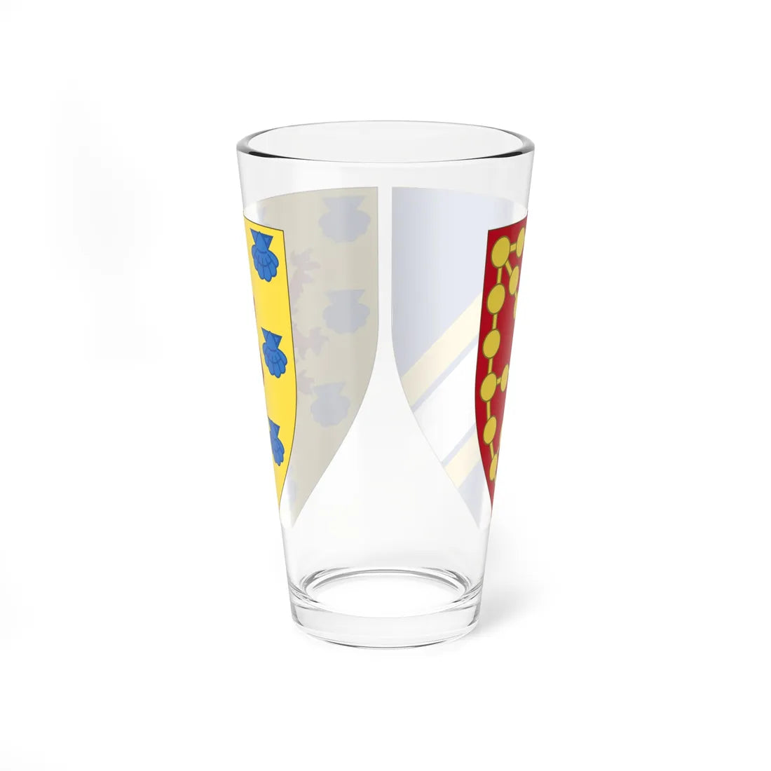 Coat of Arms of Margaret of Bourbon Queen Consort of Navarre (Spain) (Coat of Arms) Pint Glass 16oz - Go Mug Yourself