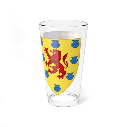 Coat of Arms of Margaret of Bourbon Queen Consort of Navarre (Spain) (Coat of Arms) Pint Glass 16oz - Go Mug Yourself