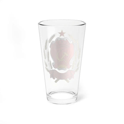 Coat of arms of Mari ASSR (Russia) (Coat of Arms) Pint Glass 16oz - Go Mug Yourself