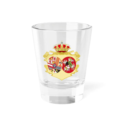 Coat of Arms of Maria Amalia of Saxony Queen Consort of Spain (Lithuania) (Coat of Arms) Shot Glass 1.5oz 1.5oz - Go Mug Yourself
