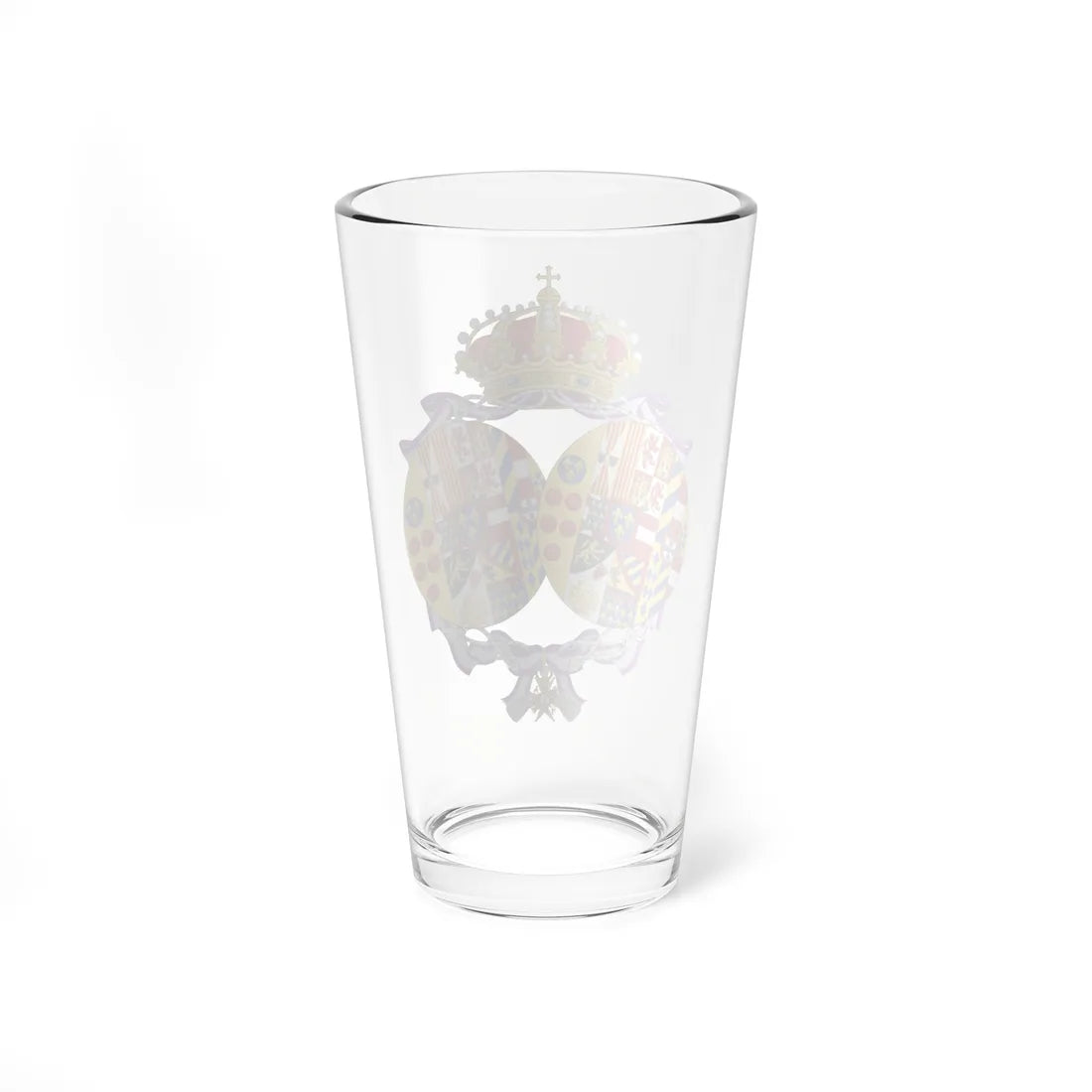 Coat of Arms of Maria Antonietta Countess of Caserta (Italy) (Coat of Arms) Pint Glass 16oz - Go Mug Yourself