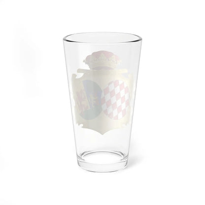 Coat of Arms of Maria Caterina Princess of Monaco (Italy) (Coat of Arms) Pint Glass 16oz - Go Mug Yourself