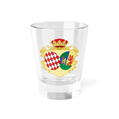 Coat of Arms of Maria Caterina Princess of Monaco (Spain) (Coat of Arms) Shot Glass 1.5oz - Go Mug Yourself