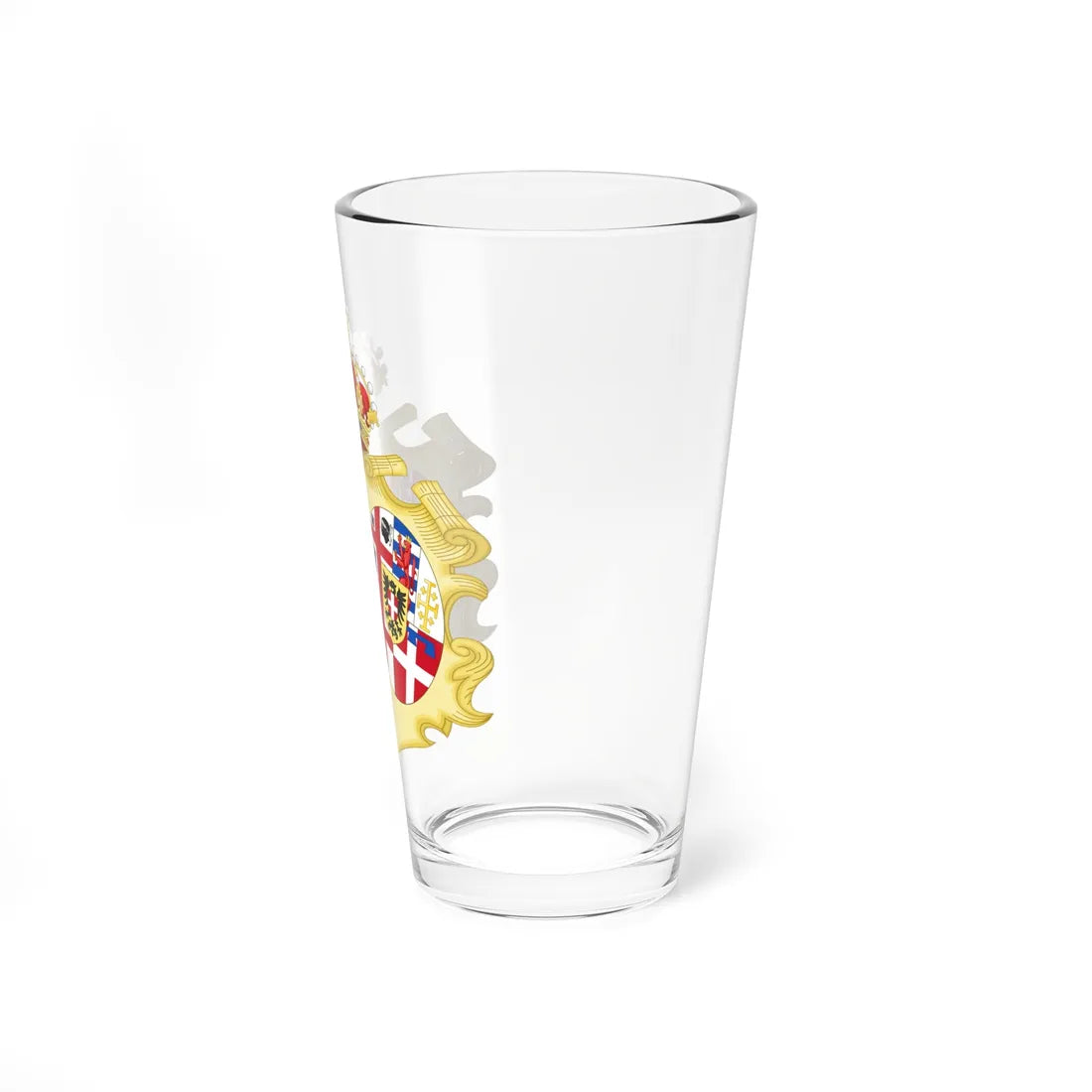 Coat of Arms of Maria Cristina Queen of the Two Sicilies (Italy) (Coat of Arms) Pint Glass 16oz - Go Mug Yourself