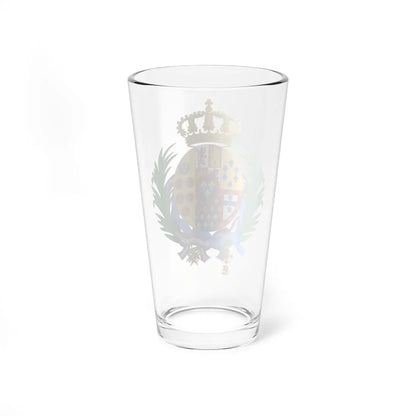 Coat of Arms of Maria de los Dolores Princess Bourbon (Italy) (Coat of Arms) Pint Glass 16oz - Go Mug Yourself