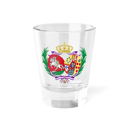 Coat of Arms of Maria de los Dolores Princess Czartoryski and Bourbon (Belarus) (Coat of Arms) Shot Glass 1.5oz 1.5oz - Go Mug Yourself