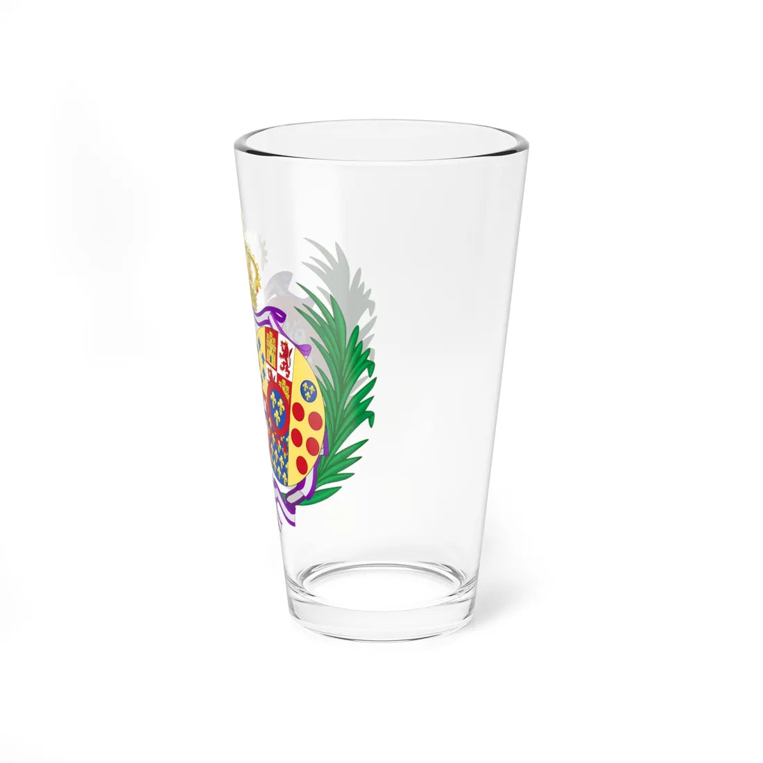 Coat of Arms of Maria de los Dolores Princess Czartoryski and Bourbon (Italy) (Coat of Arms) Pint Glass 16oz - Go Mug Yourself