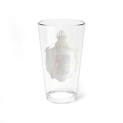 Coat of Arms of Maria Leopoldina of Austria Empress of Brazil (Brazil) (Coat of Arms) Pint Glass 16oz - Go Mug Yourself