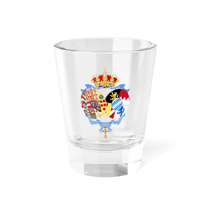 Coat of Arms of Maria Ludovica Teresa Duchess of Calabria (Italy) (Coat of Arms) Shot Glass 1.5oz 1.5oz - Go Mug Yourself
