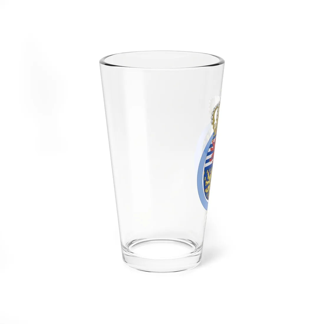 Coat of arms of Maria Teresa Grand Duchess of Luxembourg Order of Seraphim (Luxembourg) (Coat of Arms) Pint Glass 16oz - Go Mug Yourself