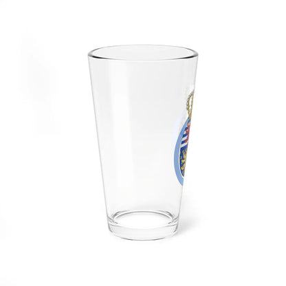 Coat of arms of Maria Teresa Grand Duchess of Luxembourg Order of Seraphim (Luxembourg) (Coat of Arms) Pint Glass 16oz - Go Mug Yourself