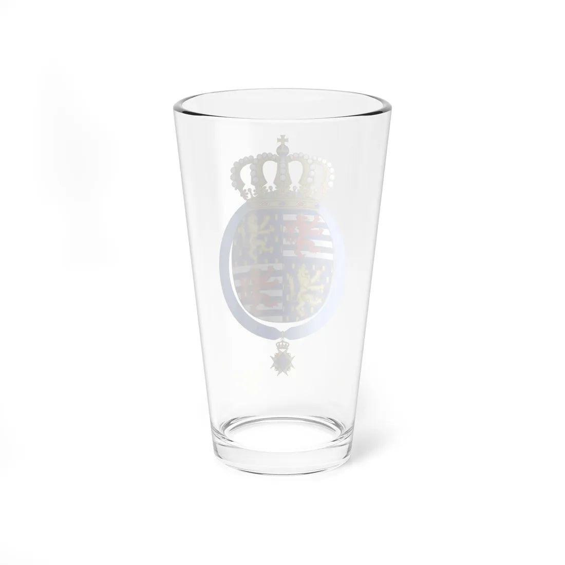 Coat of arms of Maria Teresa Grand Duchess of Luxembourg Order of Seraphim (Luxembourg) (Coat of Arms) Pint Glass 16oz - Go Mug Yourself