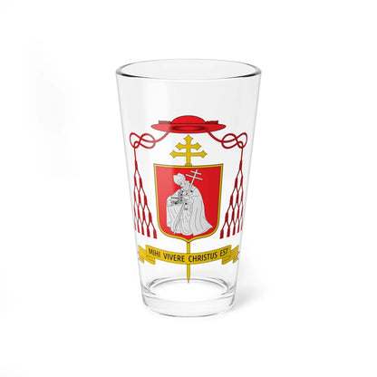 Coat of arms of Marian Jaworski (Ukraine) (Coat of Arms) Pint Glass 16oz 16oz - Go Mug Yourself